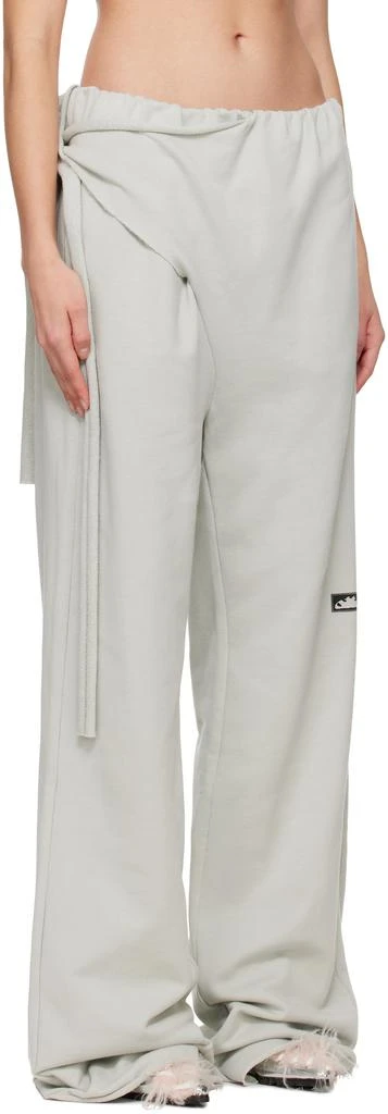 Ottolinger Gray 'Otto' Wrap Sweatpants 2