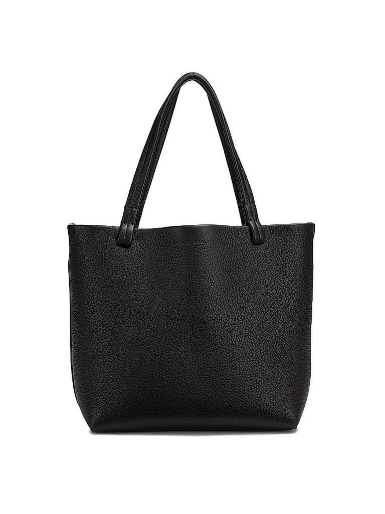 The Row Henri bag brown in grained leather - Tote Bags