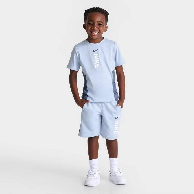 NIKE Little Kids' Nike Hybrid T-Shirt And Shorts Set 1