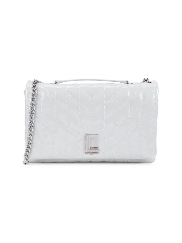 Karl Lagerfeld Paris Lafayette Leather Shoulder Bag 1