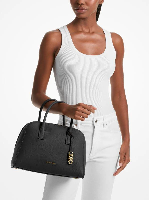 Michael Kors Ashton Medium Pebbled Leather Satchel 4