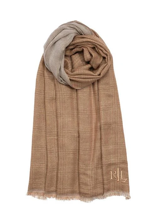 Ralph Lauren Ralph Lauren Double Face Shine Plaid Wrap 1