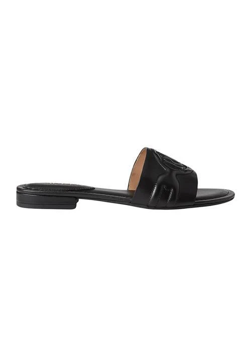 Ralph Lauren Ralph Lauren Alegra Iii Leather Slide Sandals 2