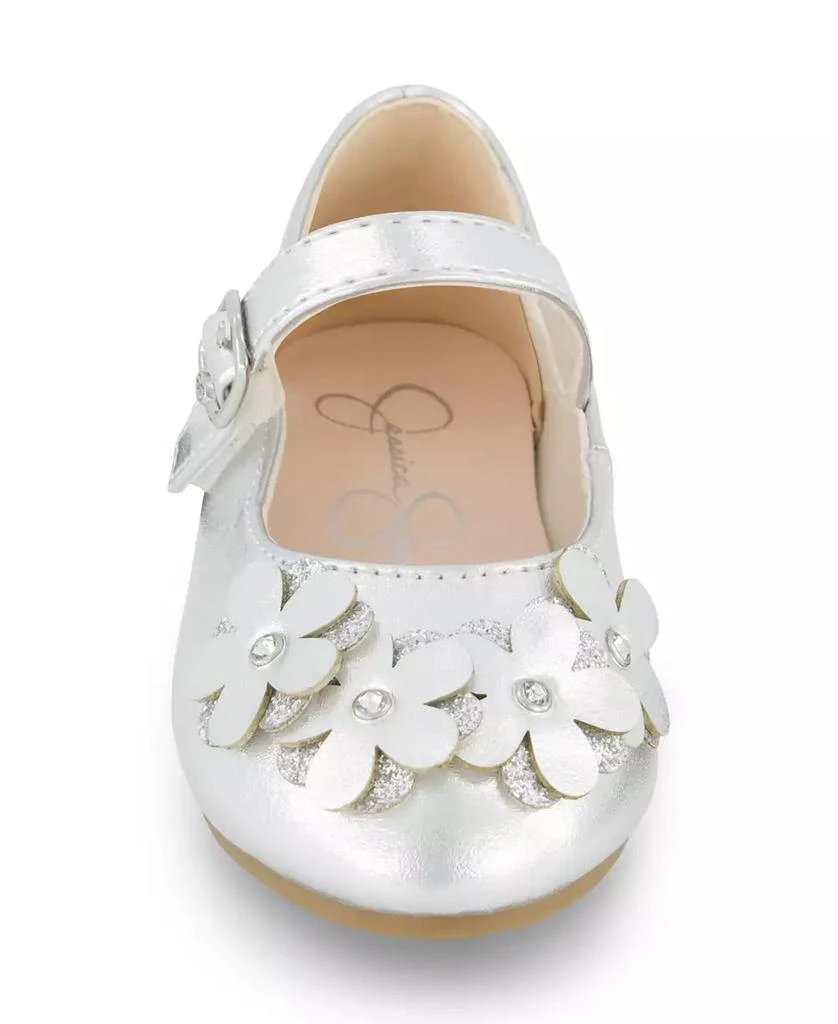 Jessica Simpson Little and Big Girls Amy Petal Ballet Flat 5