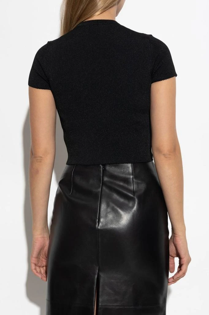 Givenchy Givenchy Paris 1952 Jacquard Cropped Knit Top 4