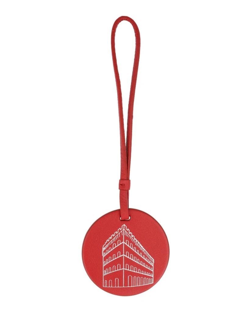 Salvatore Ferragamo Embossed Palazzo Spini Feroni Leather Charm