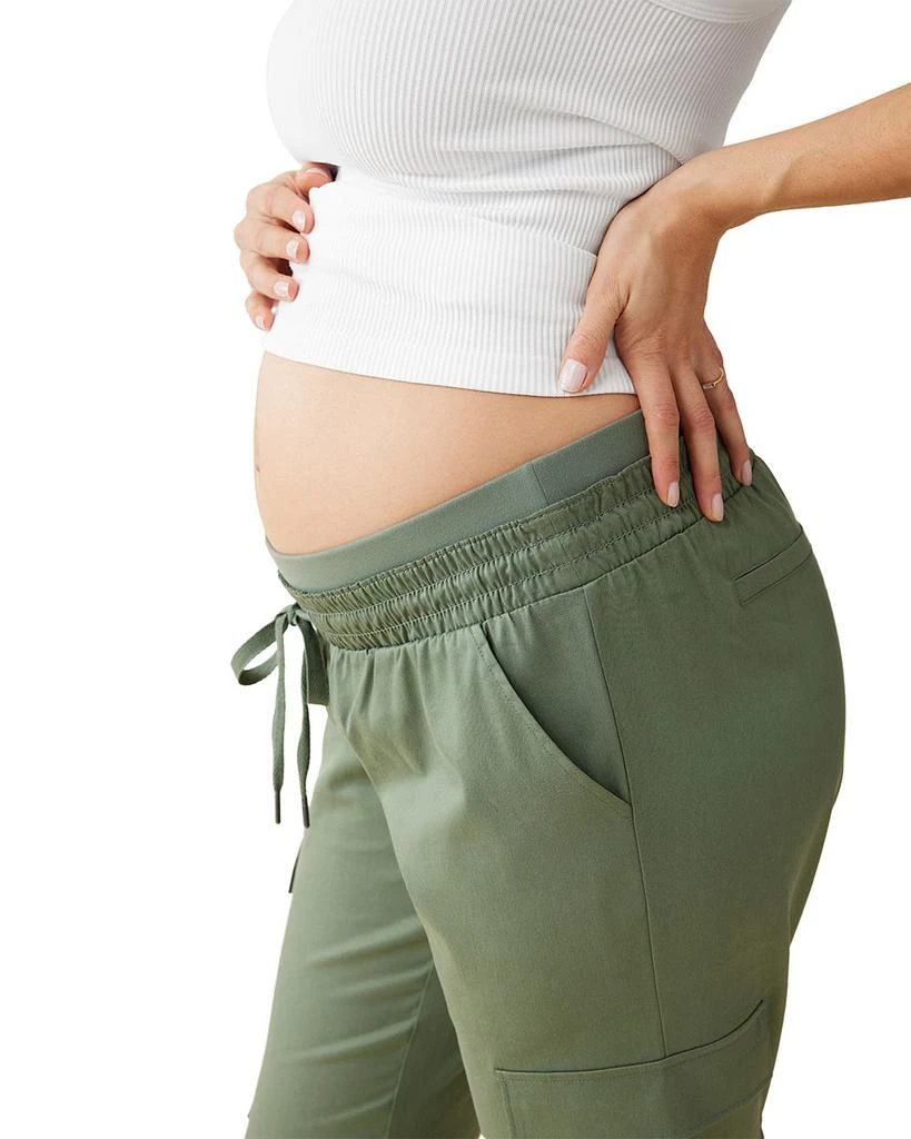 Ingrid & Isabel Soft Maternity Cargo Pants 4