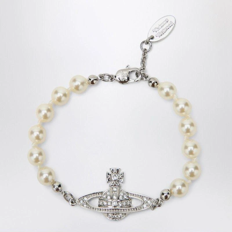 Vivienne Westwood MINI BAS RELIEF BRACELET PLATINUM 1