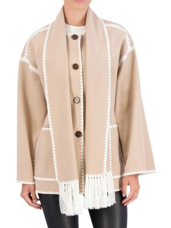 Ookie & Lala 2-Piece Whipstitch Scarf & Jacket Set 1