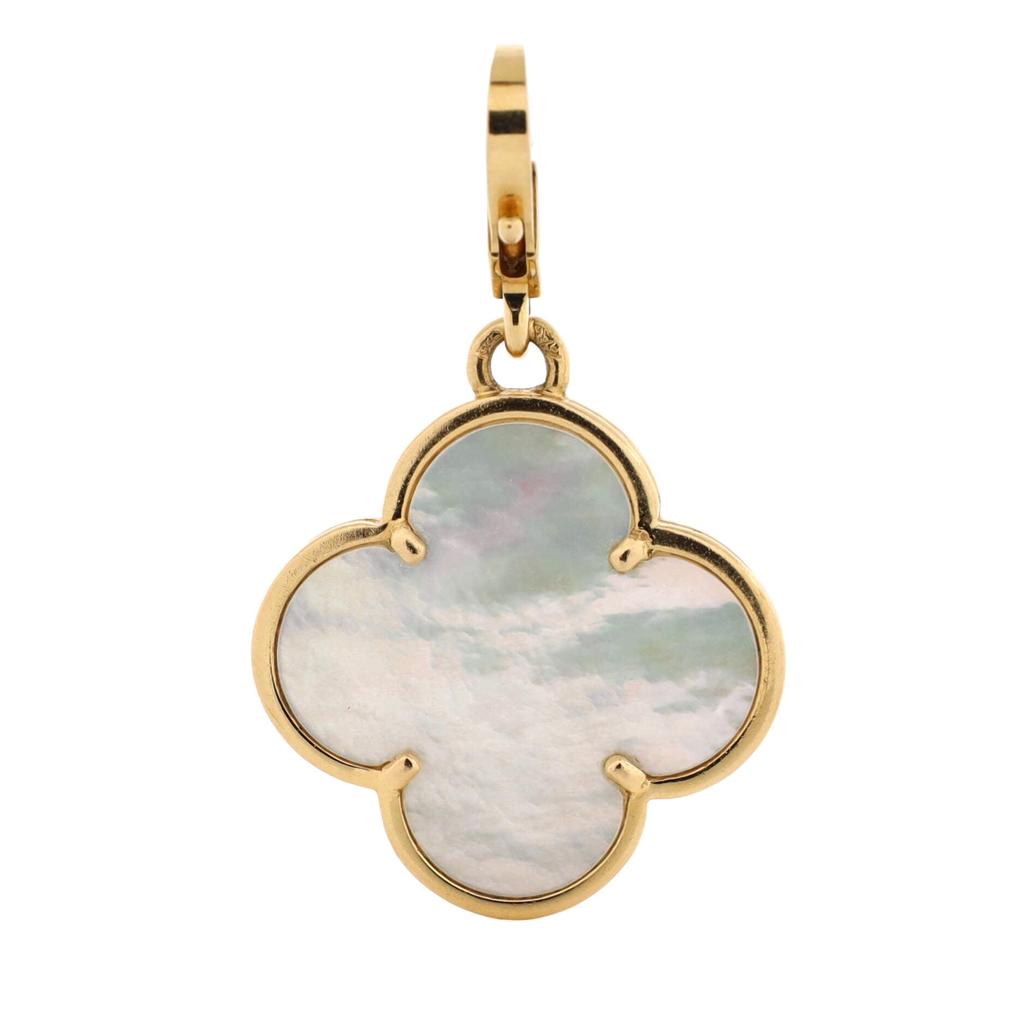 Van Cleef & Arpels Magic Alhambra Pendant Charm Pendant & Charms 18K Yellow Gold and Mother of Pearl