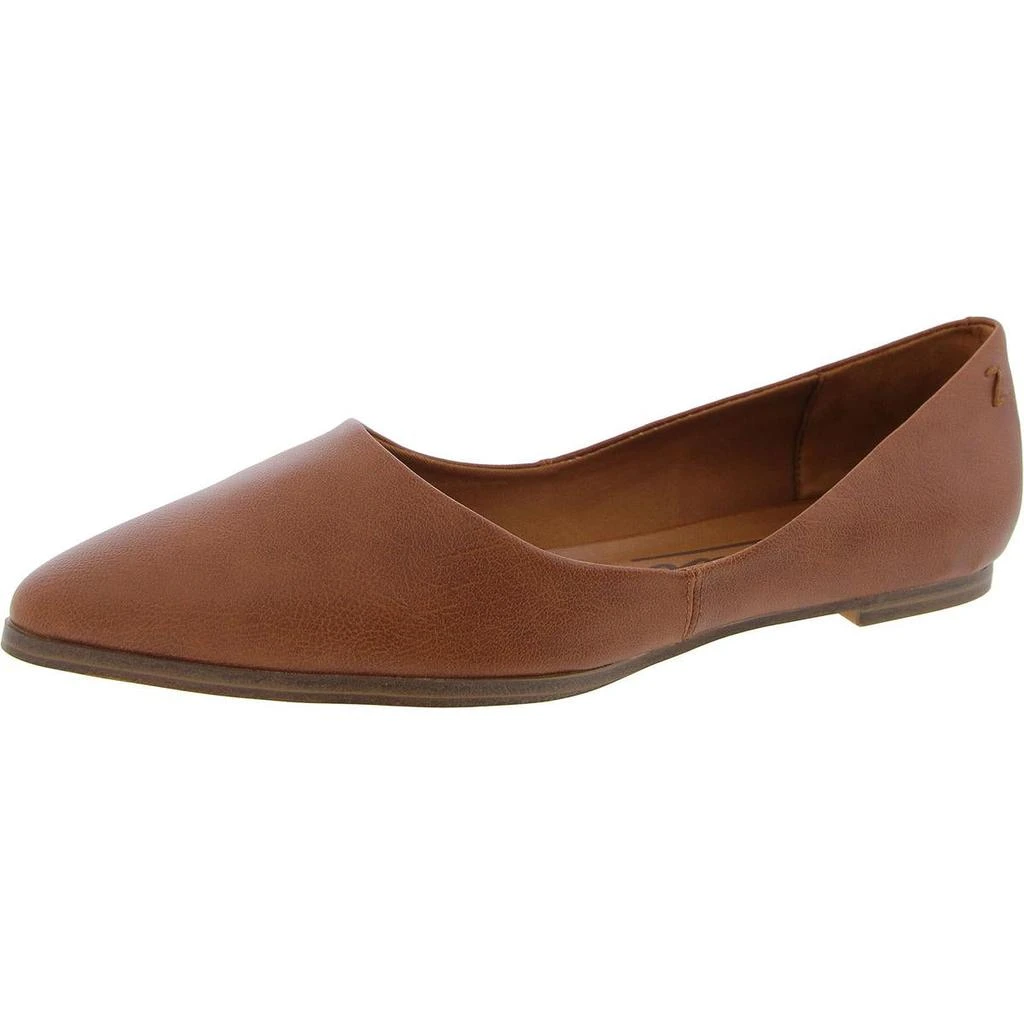 ZODIAC Hill 2 Womens Faux Leather Slip-On Ballet Flats 5