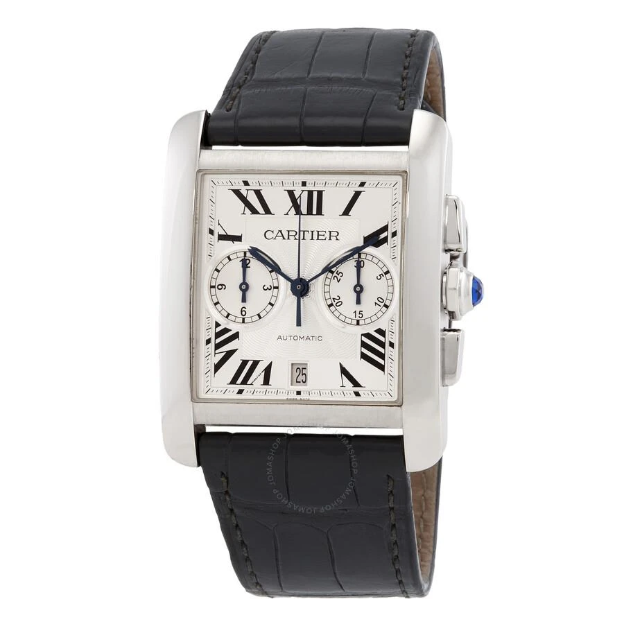 Cartier Pre-owned Cartier Tank MC Chronograph Automatic Silver Dial Men's Watch W5330007 1