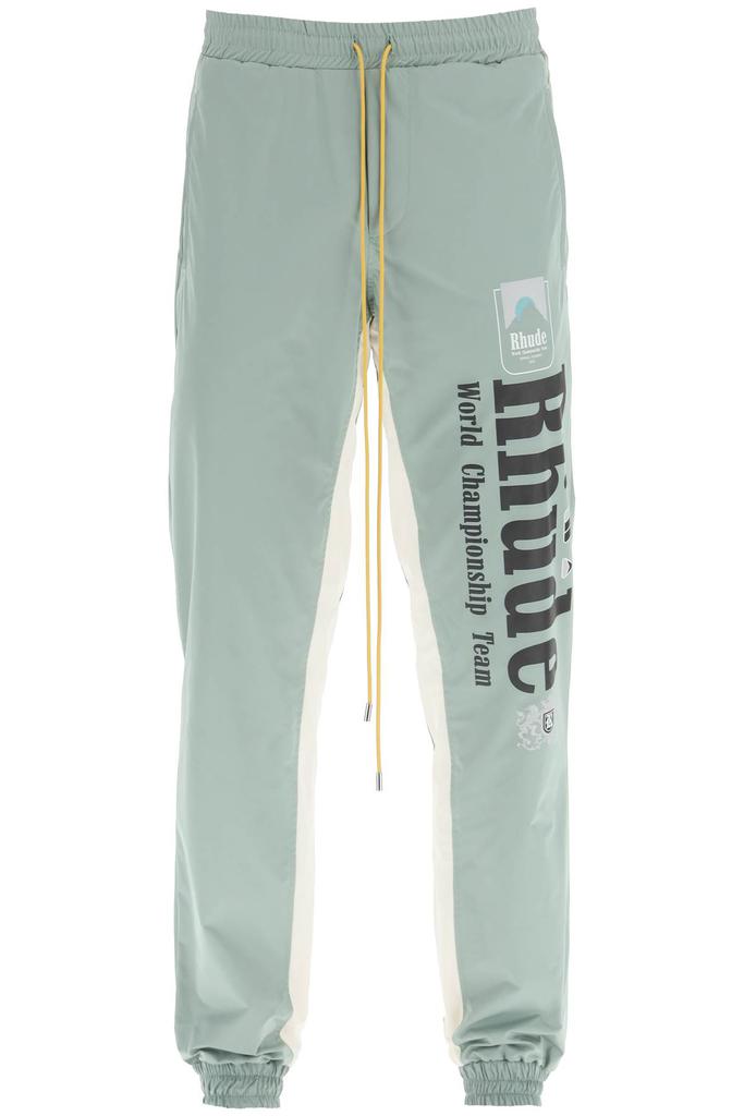 RHUDE bicolor 'senna flight' pants