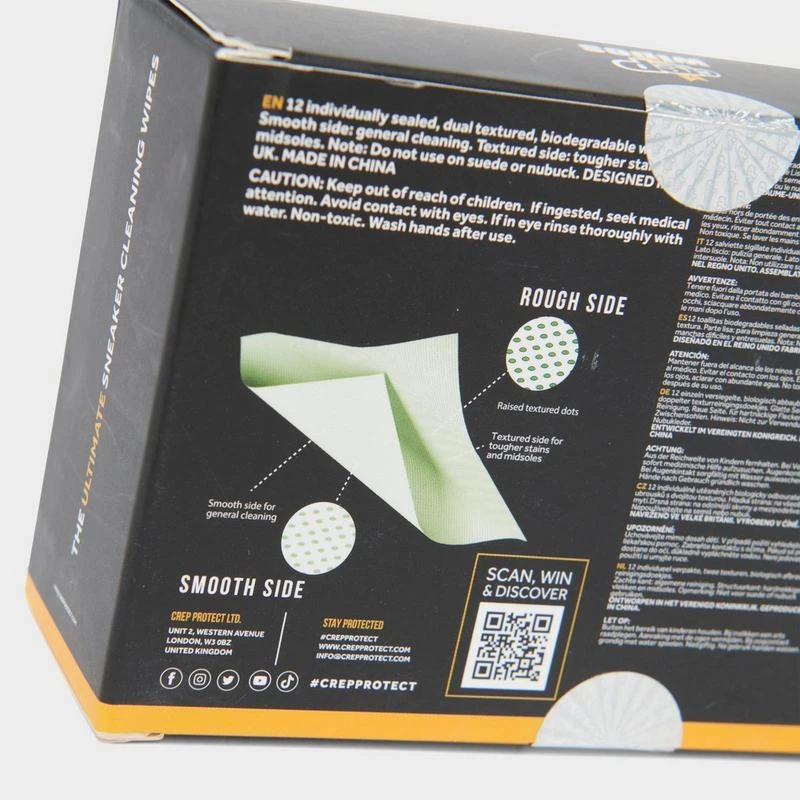 Crep Crep Protect 12-Pack Biodegradable Shoe Cleaning Wipes 6