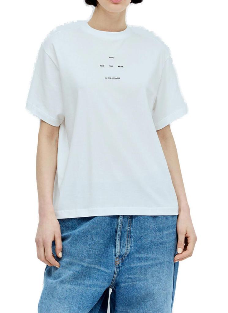 Song for the Mute Song For The Mute Logo Printed Crewneck T-Shirt