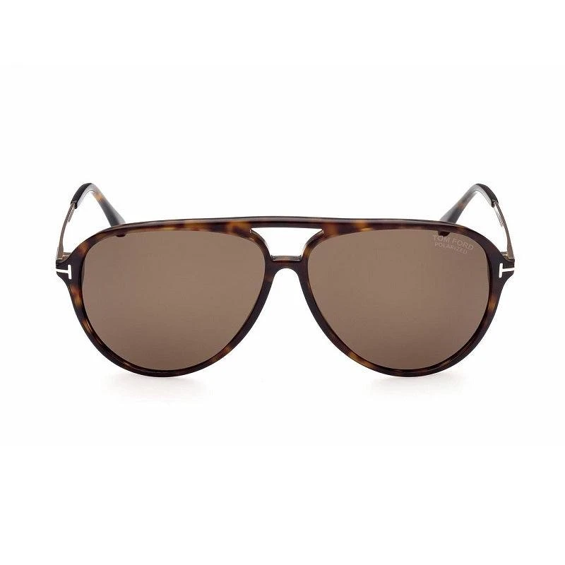 Tom Ford Aviator Full Rim, With A Dark Havana Frame And Polarized Roviex Lens. 2