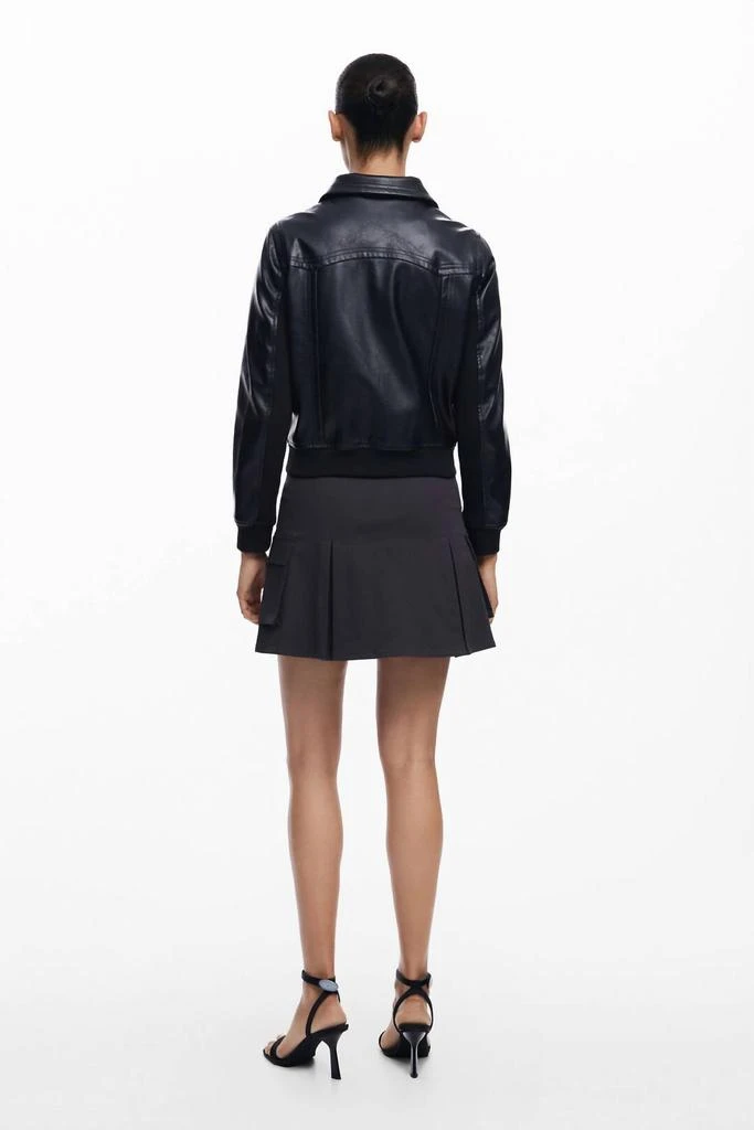 Desigual Desigual - FAUX LEATHER BIKER JACKET 3