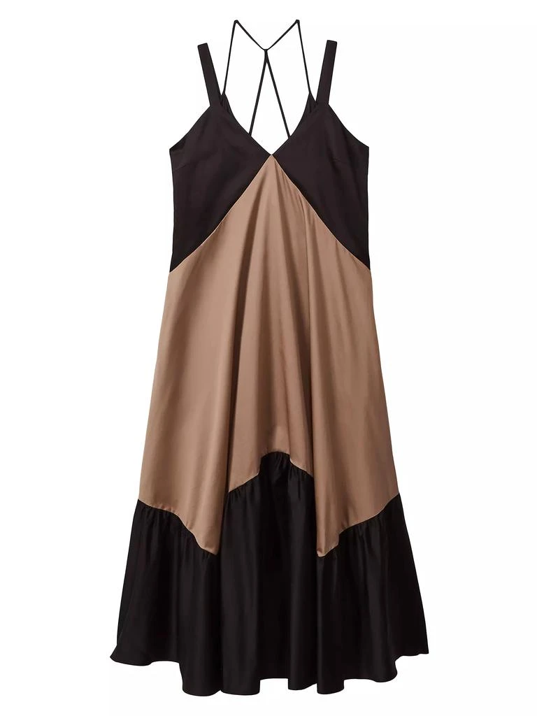 REISS Natalia Colorblock Cotton Maxi Dress 1