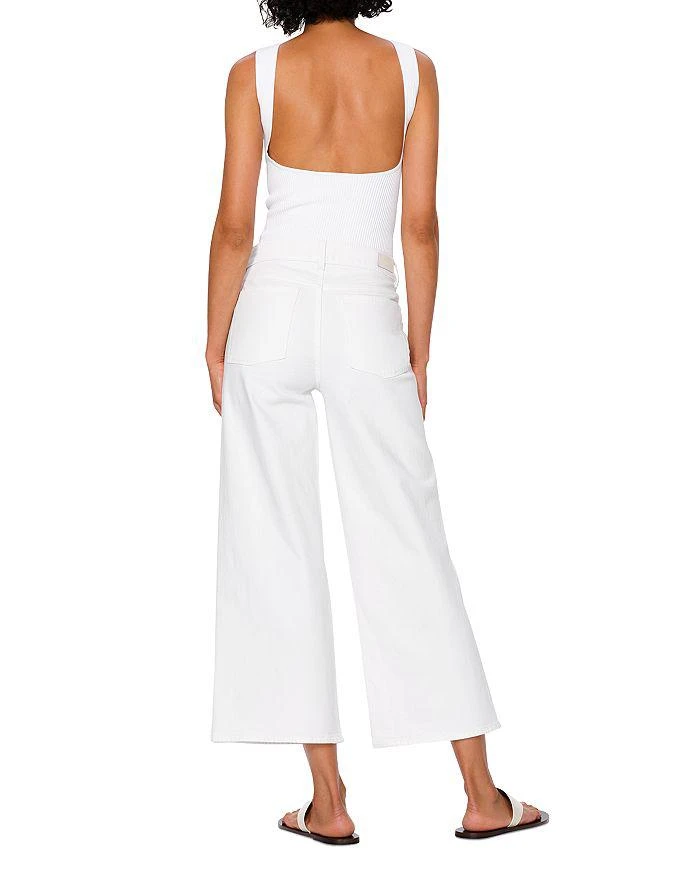 DL1961 DL 1961 Hepburn Mid Rise Wide Leg Jeans in White 2