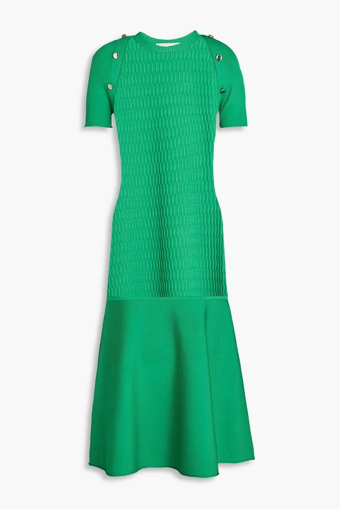 3.1 Phillip Lim Button-embellished knitted midi dress 1