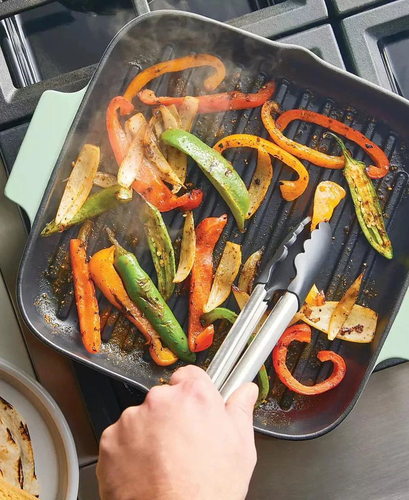 KitchenAid Enameled Cast Iron, 11" Square Grill Roasting Pan 7