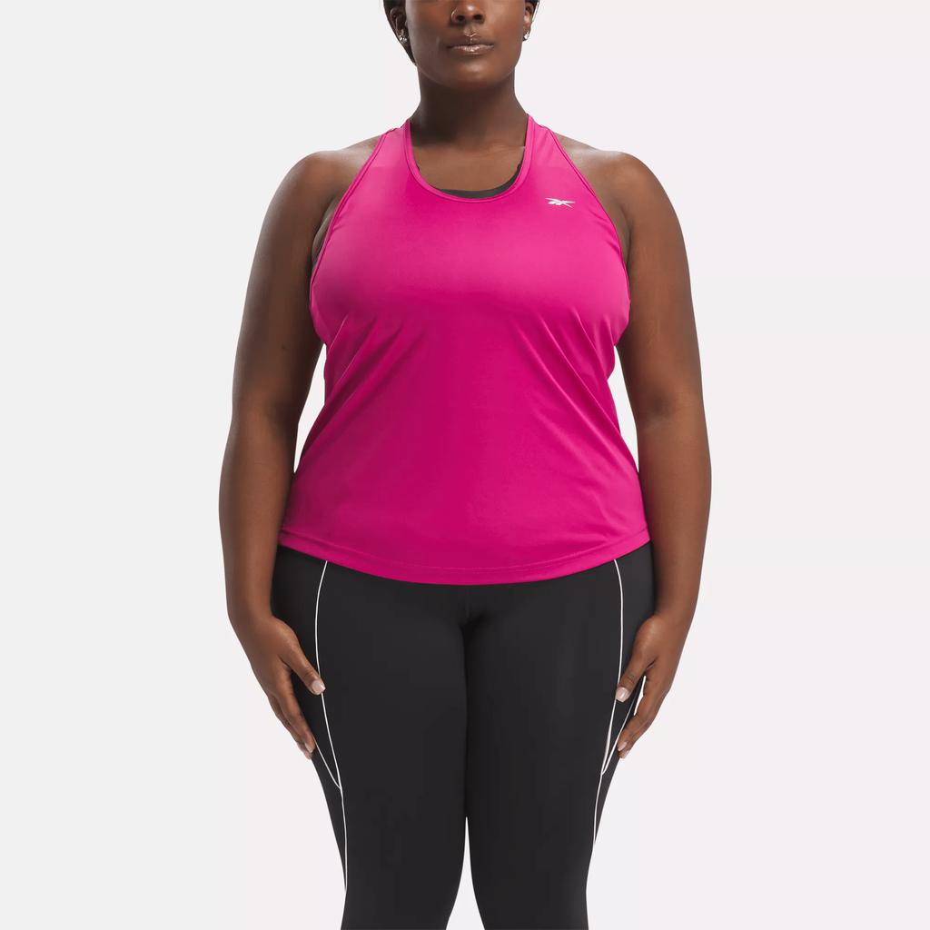 Reebok Women's Workout Ready Mesh Back Tank Top (Plus Size)