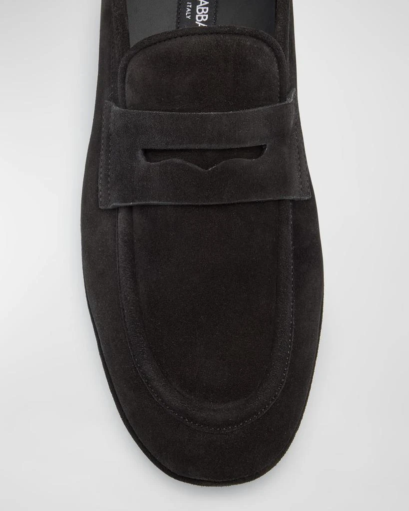 Dolce & Gabbana Men's Formale Suede Penny Loafers 6