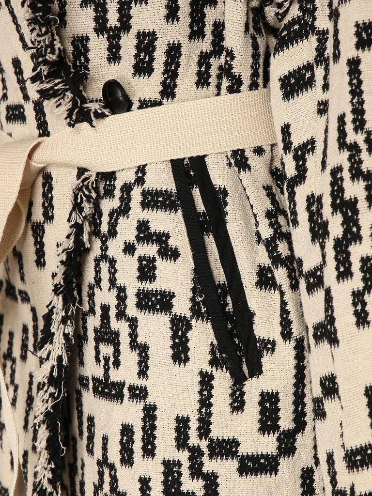MARANT ETOILE Faith Frayed Cotton Blend Jacket 4