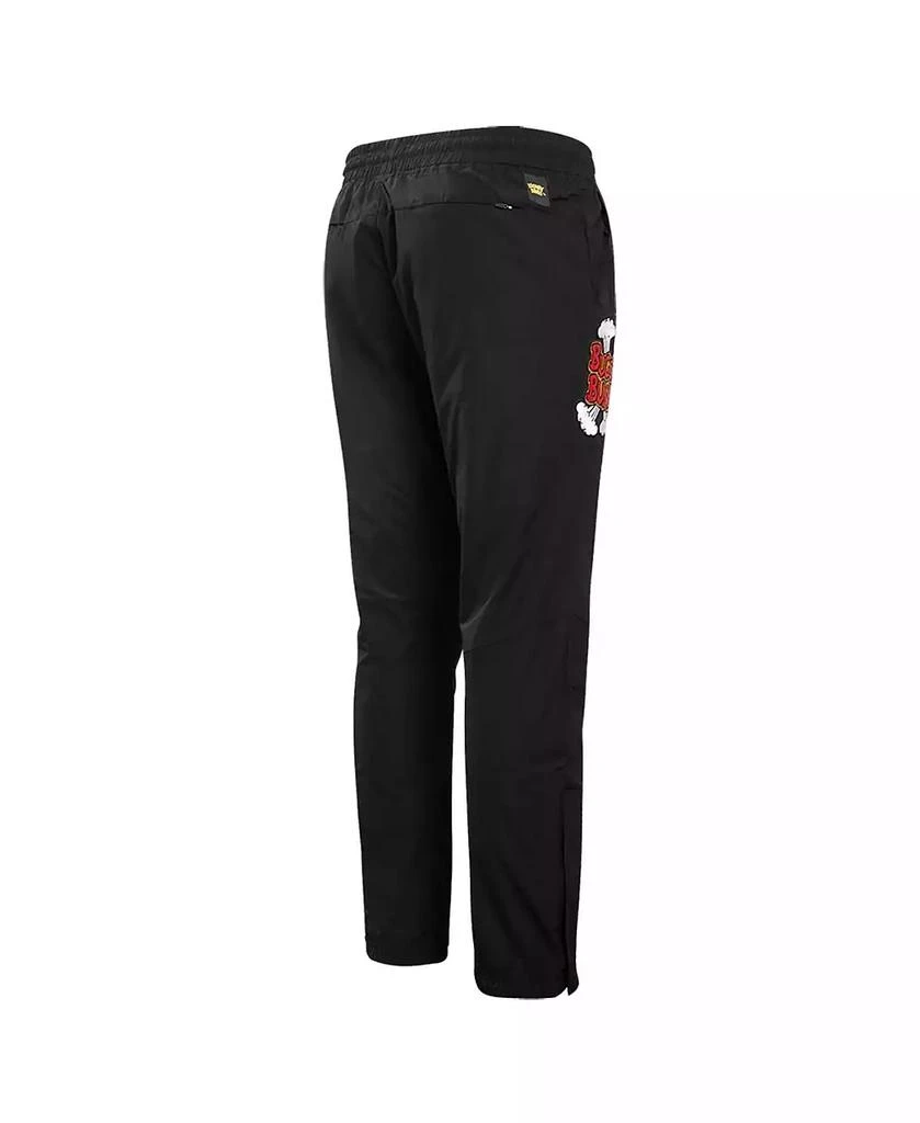 Freeze Max Men's Black Looney Tunes Bugs Bunny Upside Down Joggers 4