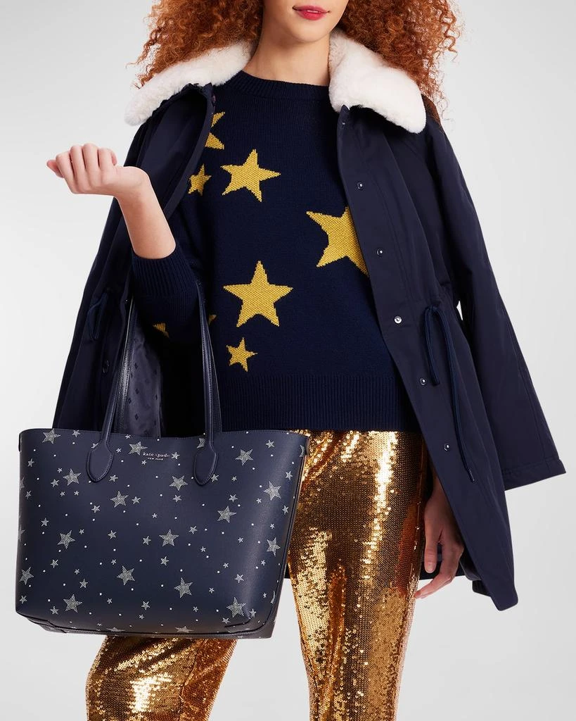 Kate Spade bleecker large starlight-print tote bag 2