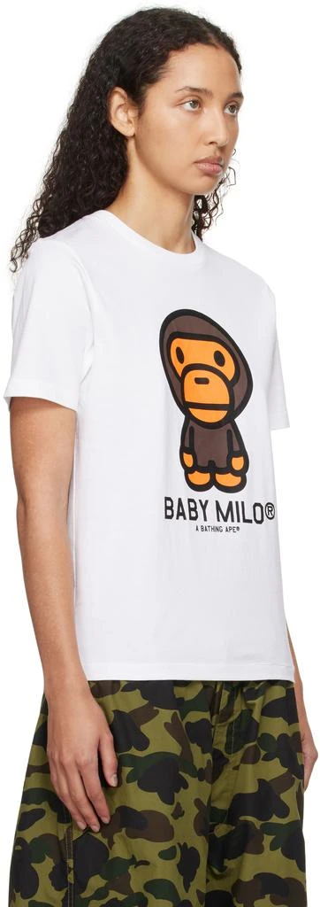 Bape White Baby Milo T-shirt 2
