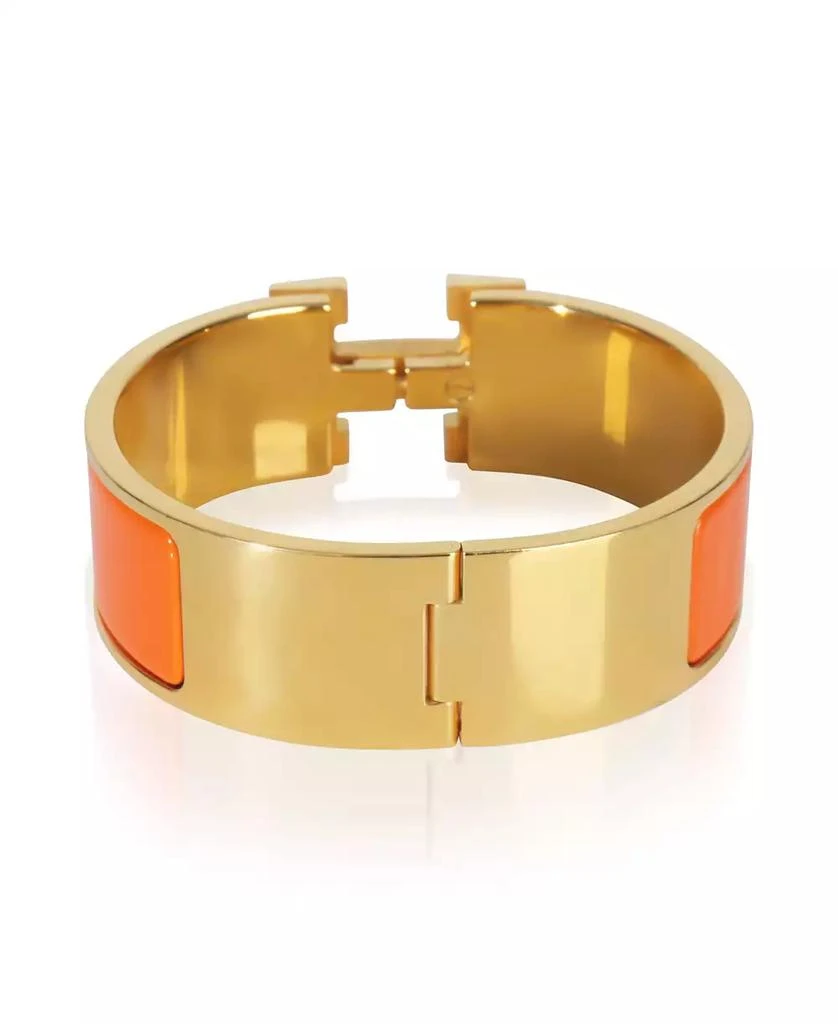 Pre-Owned HERMÉS Hermes Gold-Plated  Clic Clac In Organe Fruite Bracelet 3