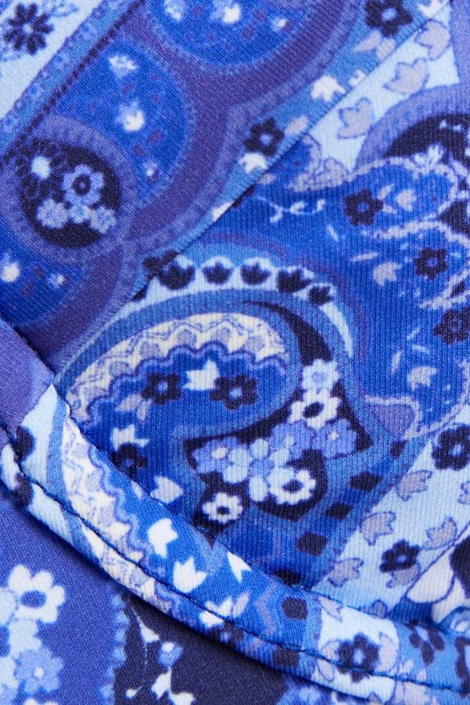 Zimmermann Paisley-print underwired bandeau bikini top 4