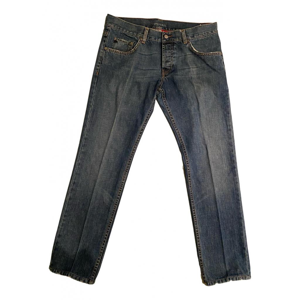 【PRADA】Mid-rise slim jeans デニム パンツ ジーンズ スリム Prada mid-rise slim-cut Jeans | Blue | FARFETCH