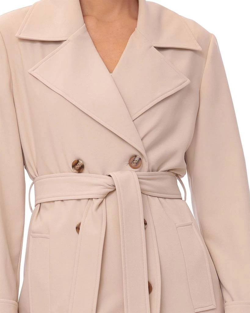 Bagatelle Double Breasted Relaxed Trench Coat 5