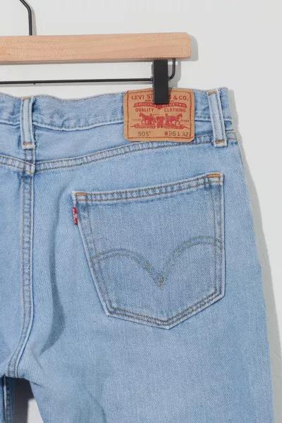 Levi's Vintage Y2K Levi's 505 Distressed Light Wash Denim Jeans