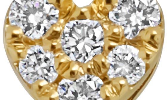 Bony Levy BL Icon Heart Stud Earrings - 0.13ct.