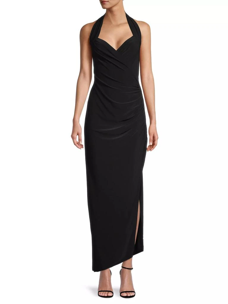 Norma Kamali Halter Drape Gown 2
