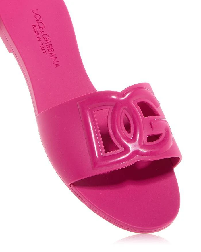 Dolce & Gabbana Women's Logo Pool Slide Sandals 6