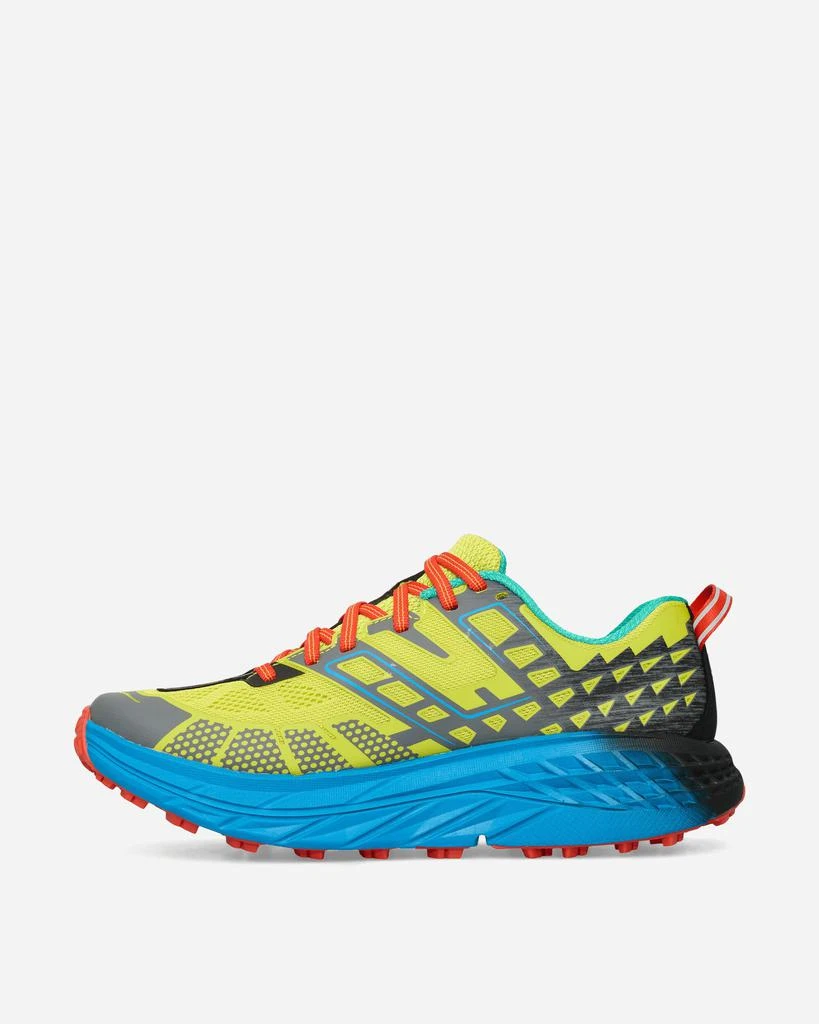 Hoka One One Speedgoat 2 Sneakers Citrus / Blue 3