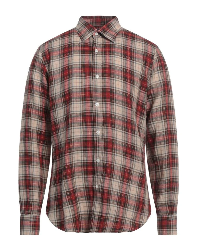 BARBA NAPOLI Checked shirt 1