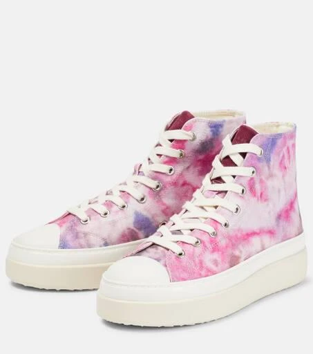 Isabel Marant Austin printed high-top sneakers 5