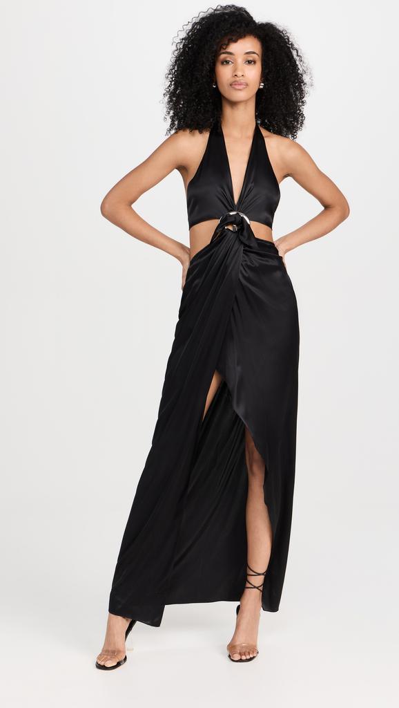 LOUISA BALLOU Long Buckle Dress