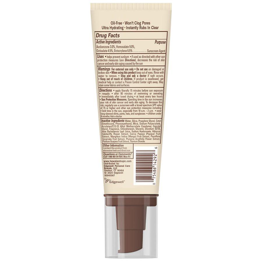Hawaiian Tropic Sheer Touch Face Sunscreen Lotion, SPF 60+