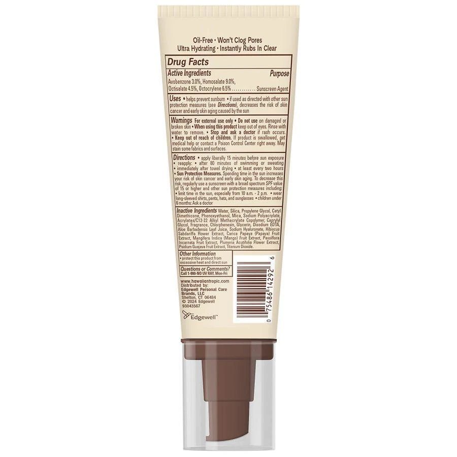 Hawaiian Tropic Sheer Touch Face Sunscreen Lotion, SPF 60+ 2