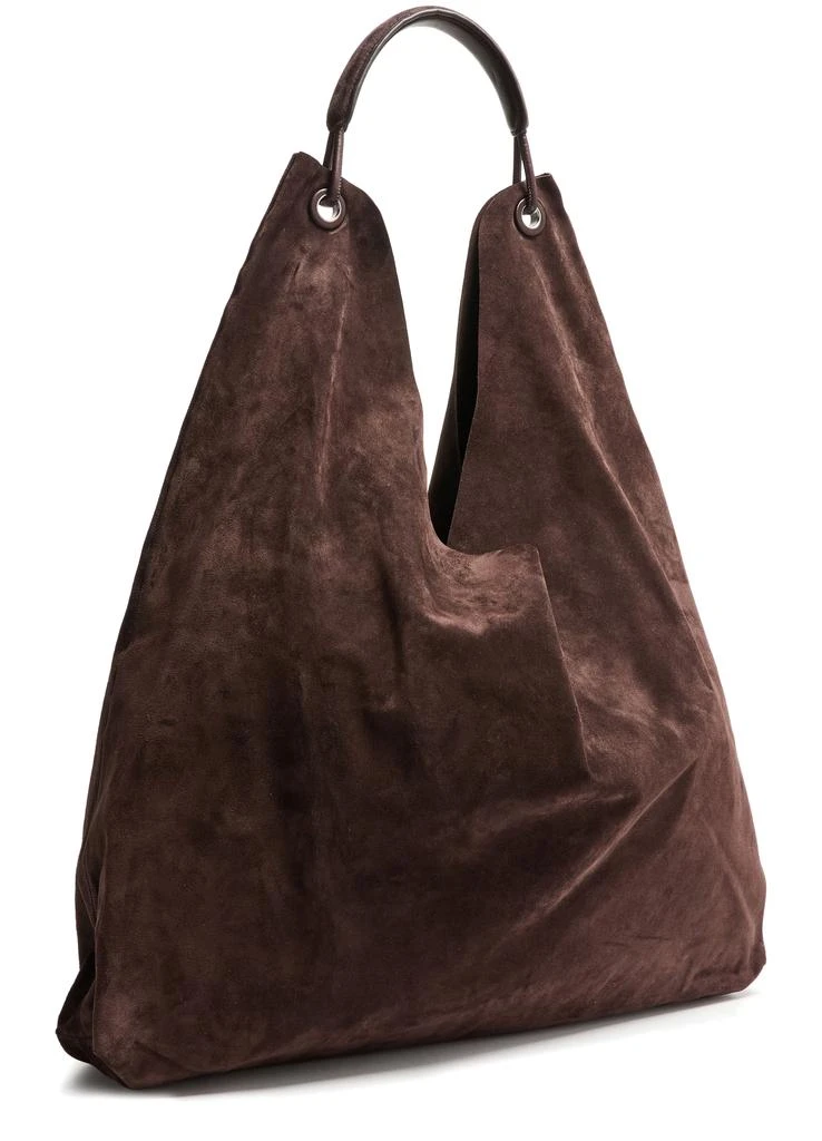 The Row Bindle Three bag in suede 3