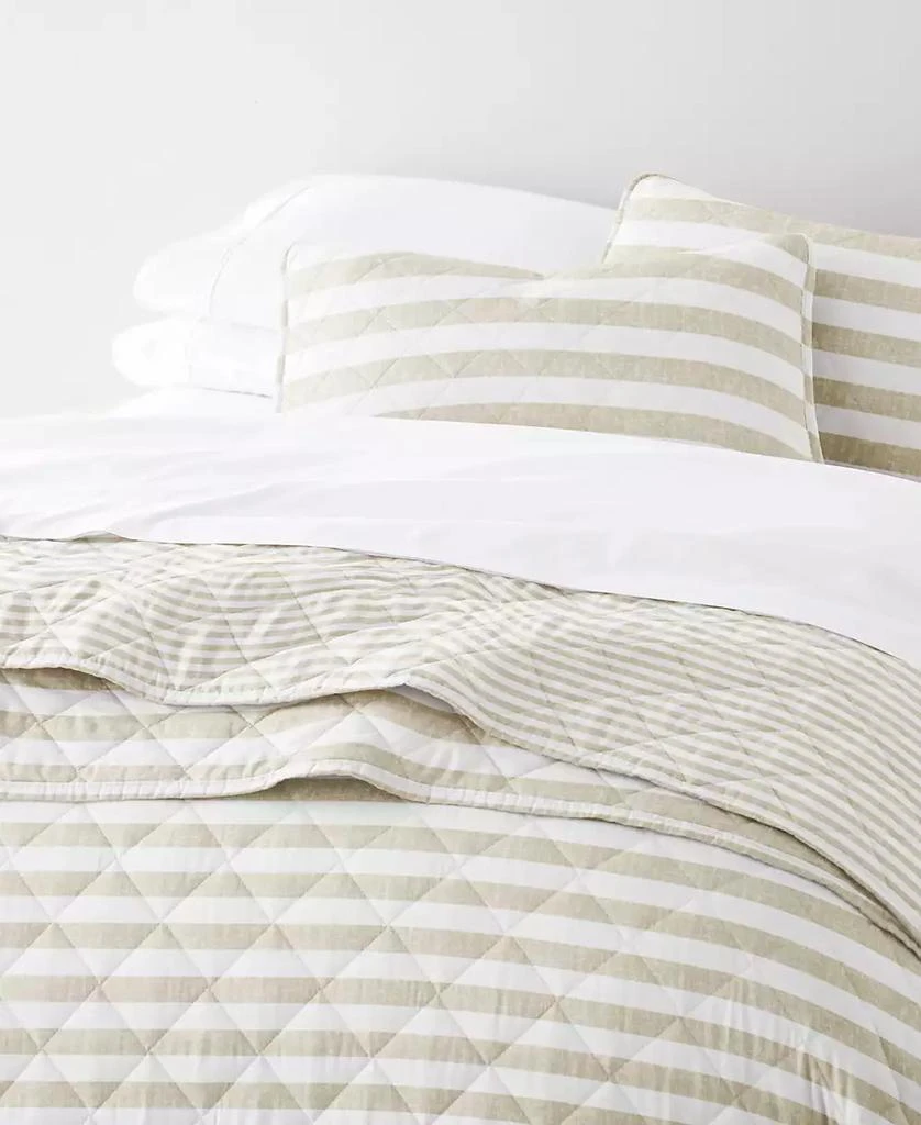 IENJOY HOME Classic Stripe Reversible 2-Pc. Quilt Set 5