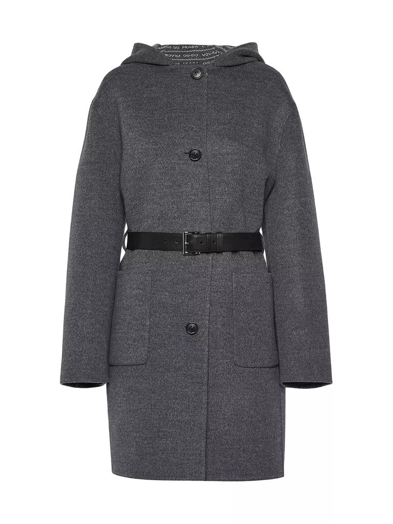 コート PRADA SINGLE-BREASTED OVERCOAT IN ANIMAL PRINT DRILL Prada Single-Breasted Animal Print Drill Coat | Saks Fifth
