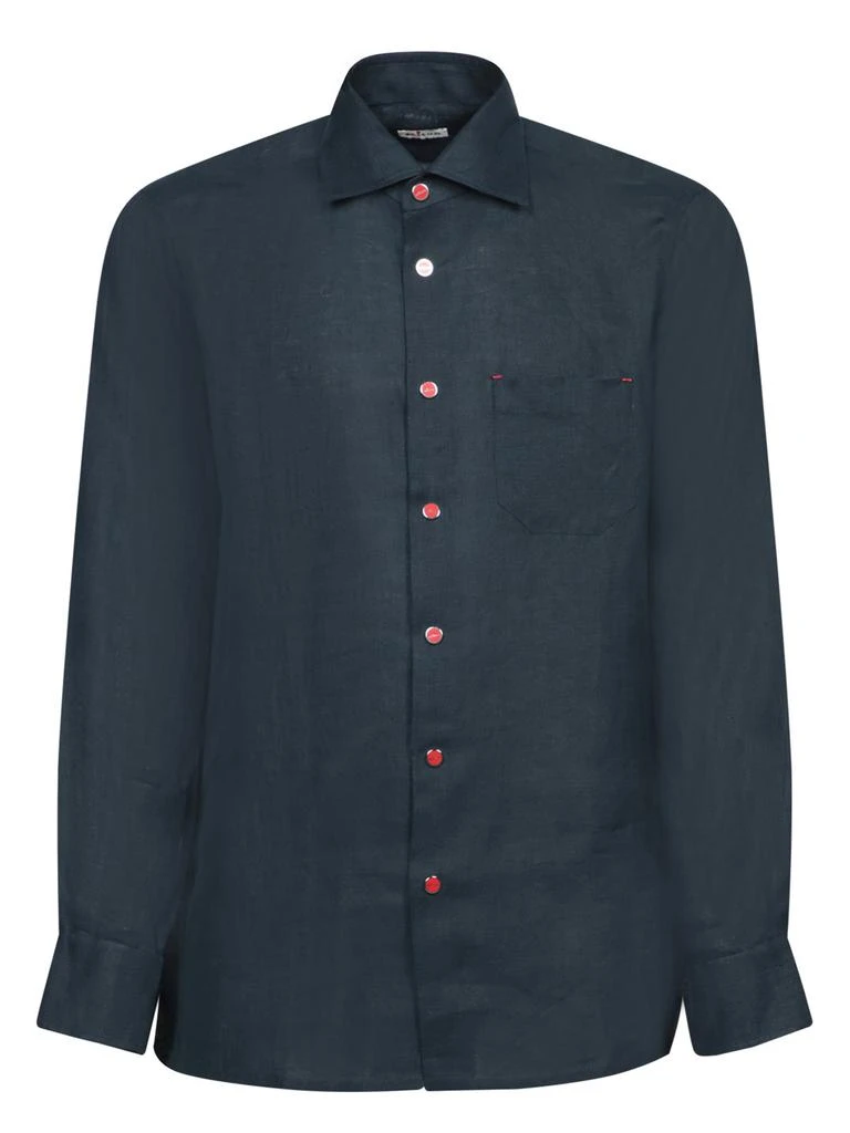 Kiton Kiton Curved Hem Shirt from Cettire