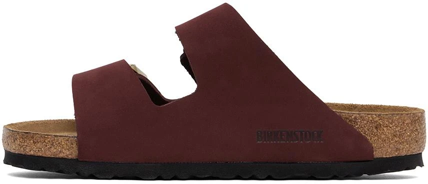 Birkenstock Burgundy Regular Arizona Soft Footbed Sandals 3